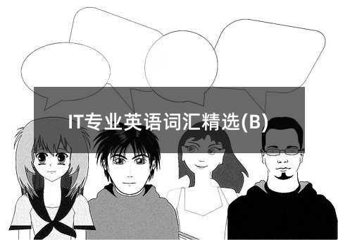 IT专业英语词汇精选(B)